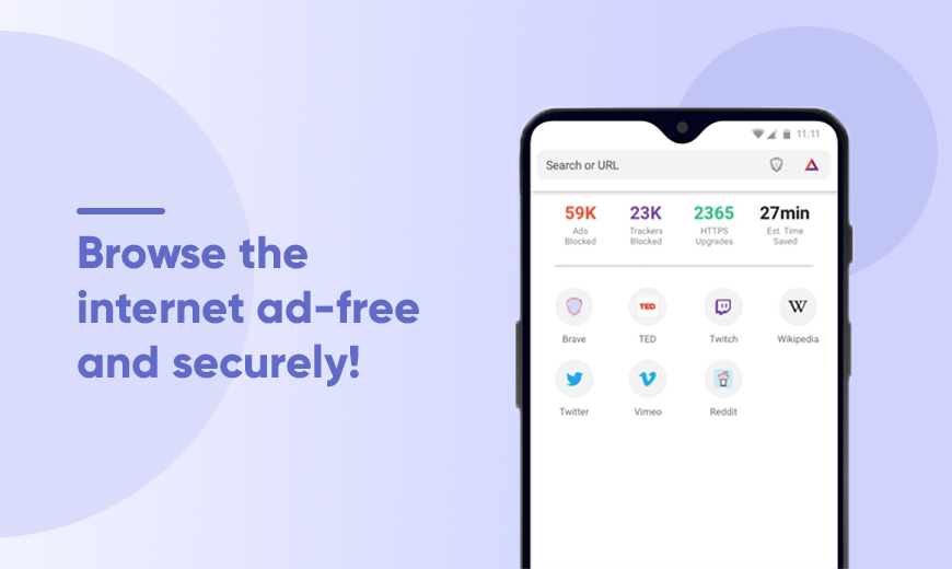 ad-free brave browser